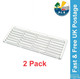 2 MPK Fridge Vent Caravan Motorhome White Surface Mounted Air 369 x 139 5045.21W
