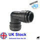 John Guest Push Speed Fit Water Pipe Fitting Connector 10mm Elbow WS1003