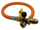 Motorhome Propane Pigtail with Crash Test Device Sensor 30mbar 450mm
