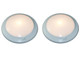 Caravan 12v LED Ceiling Switched Light White Cirro Motorhome VW Campervan x 2