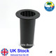 Gas Drop Out Round Floor Vent Campervan Caravan Motorhome Black 75mm x 120mm x 2