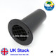 Gas Drop Out Round Floor Vent Campervan Caravan Motorhome Black 75mm x 120mm x 2