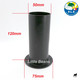 Gas Drop Out Round Floor Vent Campervan Caravan Motorhome Black 75mm x 120mm x 4