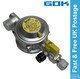 Truma GOK Gas Regulator 30mbar 8mm Bulkhead Caravan Motorhome 0129466