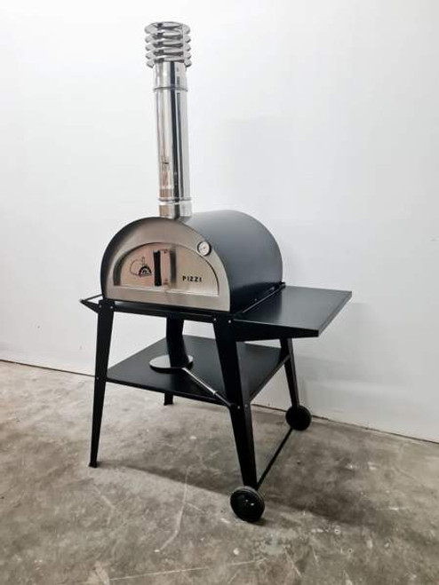 Portable Wood Fired Pizza Oven - Pizzi with Portable Cart