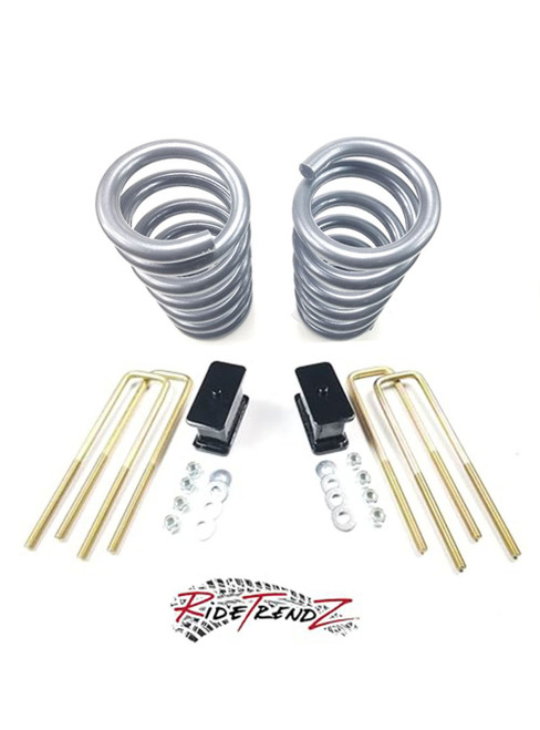 RTZ - Compatible with Toyota Tacoma 95-04 Pickup Truck Full Lift Kit 3" Front Lift Coil Springs + 2" Tapered Lift Block Kit Leveling 2wd