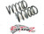 RTZ Chevrolet GMC Silverado Sierra 1500 Pickup Lowering Kit 3" Front Lowering Drop Coil Springs + 4" Rear Hanger & Shackle Kit V6 Motor 2WD