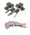 RTZ Chevrolet GMC Silverado Sierra 1500 Pickup Lowering Kit 3" Front Lowering Drop Coil Springs + 3" Rear Hanger & Shackle Kit + RTZ Primo NIitrogen Gas Charged Shocks 2WD V8 Motor