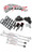 RTZ Chevrolet GMC Silverado Sierra 1500 Pickup Lowering Kit 3" Front Lowering Drop Coil Springs + 3" Rear Hanger & Shackle Kit + RTZ Primo NIitrogen Gas Charged Shocks 2WD V8 Motor