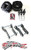 RTZ Toyota Tundra 07-18 Pickup Truck Complete Lift Kit 3" Front Polyurethane Spacers + Rear Adjustable 1-2" Leveling Lift Kit 4wd Black