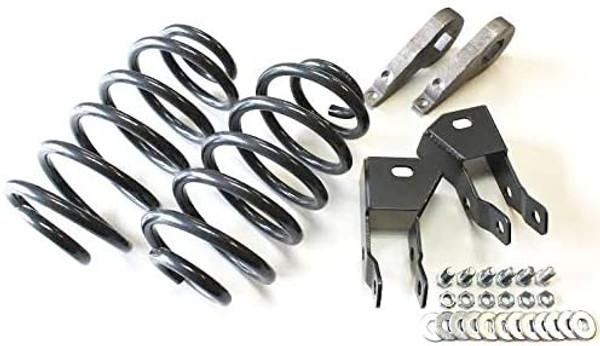 RTZ Chevrolet GMC Tahoe Yukon Suburban Avalanche 1500 series SUV Lowering Kit Front Adjustable 1-3" Forged Torsion Keys + Rear 2" Lowering Coil Springs + Rear Shock Extenders 4wd