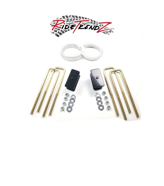 RTZ - Compatible with Chevrolet GMC Express & Savana Van 96-25 Full Lift kit Front 2.5" Lift Coil Spring Spacers + Rear Steel Tapered 2" Lift Block Kit Leveling 2wd