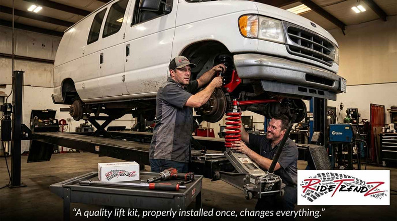 Ford E150, E250, E350 Van Lift Kit Installation Guide