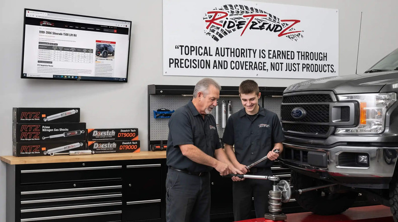 Truck Suspension Website Topical Authority SEO | RTZ
