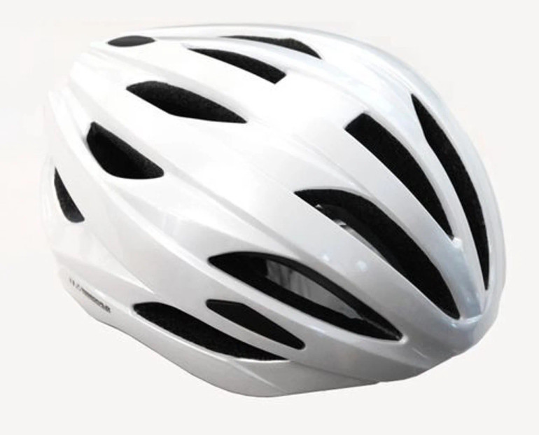 Comfortable Bike Helmet Flite White 54-56cm