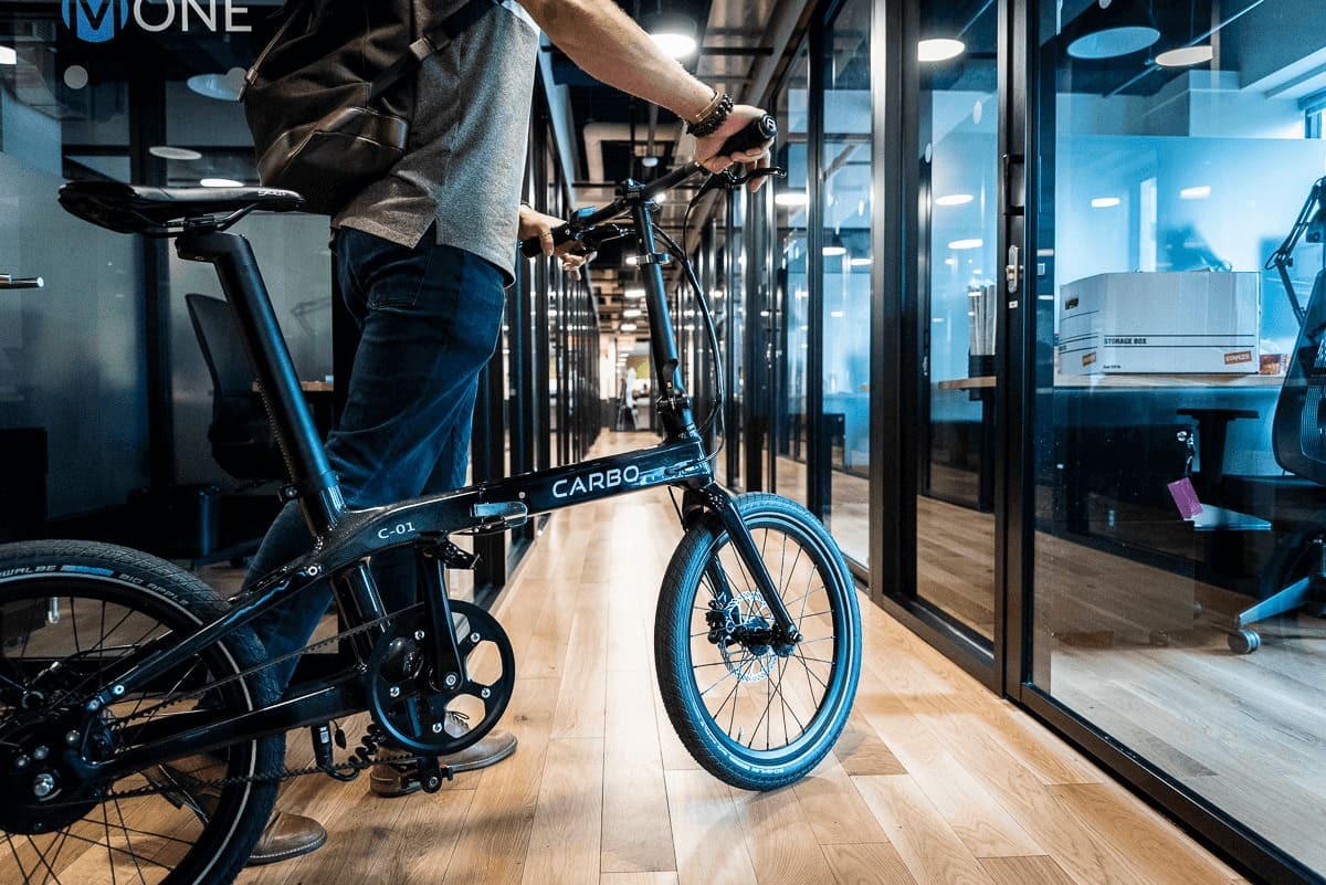 Corridor and Electric Bike by Carbo