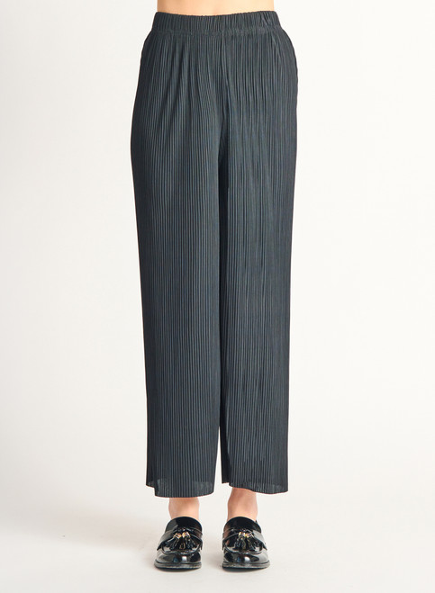 BT Black Pleated Wide Leg Pant