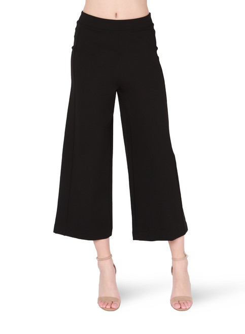 BT Black Wide Leg Ponte Pant