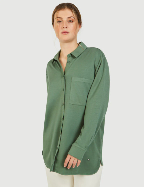 Fig Sage Leaf Porto Shirt