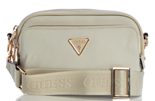 Guess Taupe Eco Gemma Crossbody Camera Bag