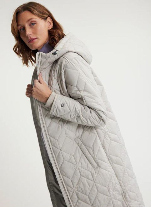 Fig Birch Juno Long Hooded Jacket