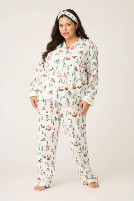 PJ Salvage White Flannel PJ Set PJ Salvage White Flannel PJ Set