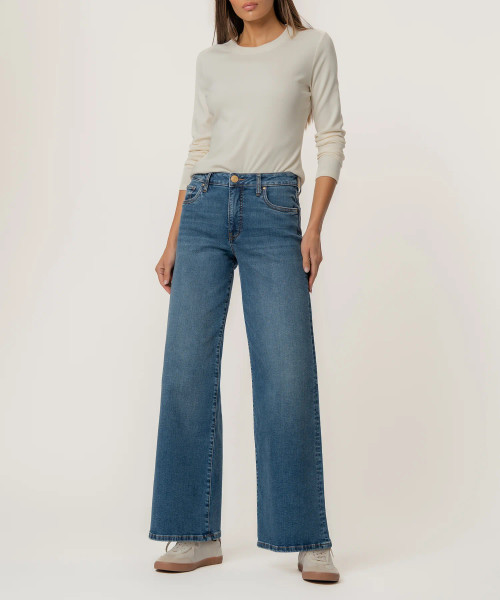 Kut Generous Maya High Wide Leg Jean