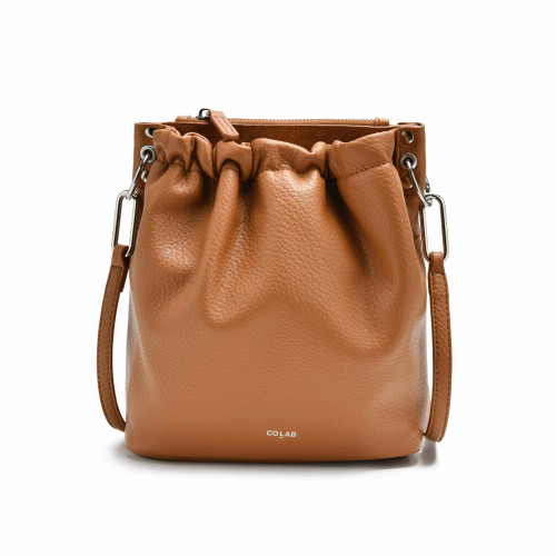 Colab Tan Essential Florence Bucket Crossbody