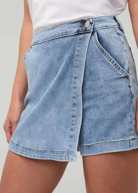 Duer Light Stone Performance Lite Wrap Skort
