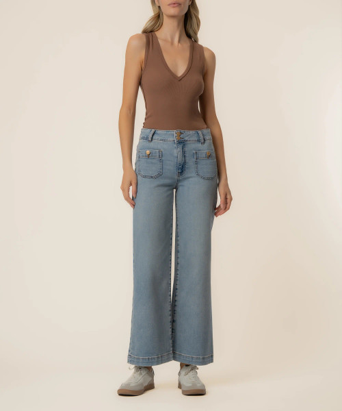 Kut Brilliant Meg High Rise Patch Pocket Jean
