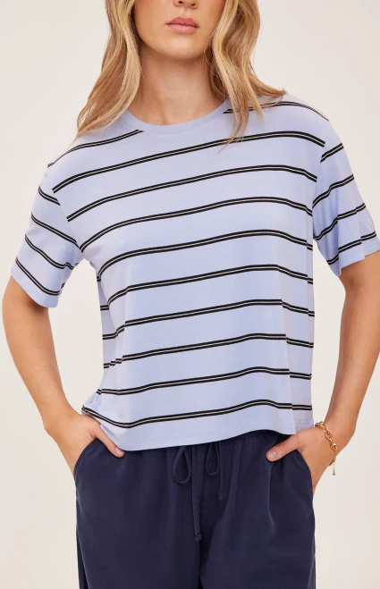 Gentle Fawn Sky Stripe Jaxon Tee