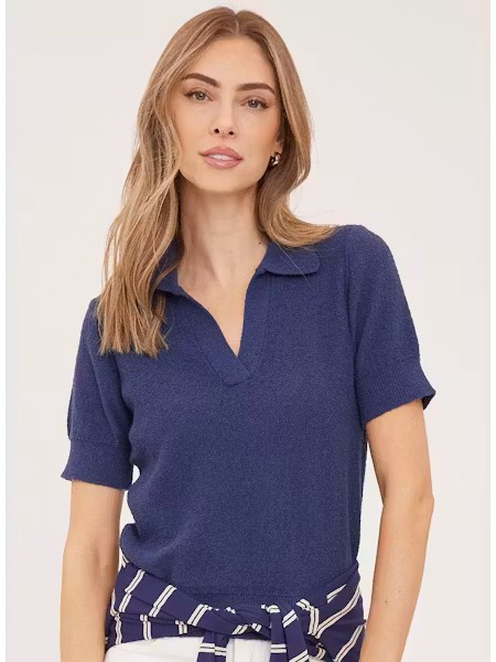 Gentle Fawn Navy S/S Tatum Sweater