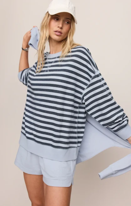 Z Supply Eclipse Everyday Striped Crew