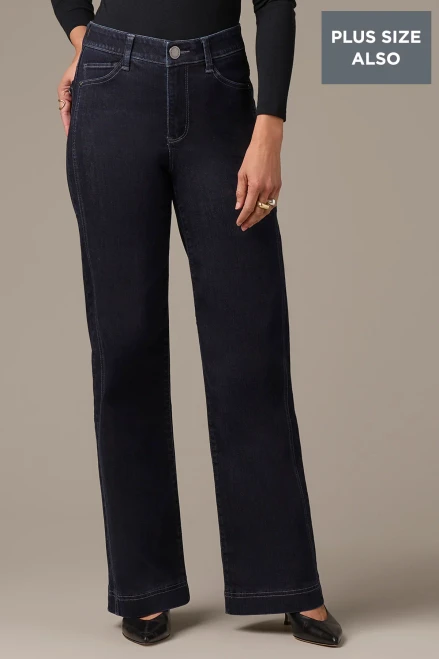 Wit & Wisdom Indigo Gracie Skyrise Wide Leg Jean