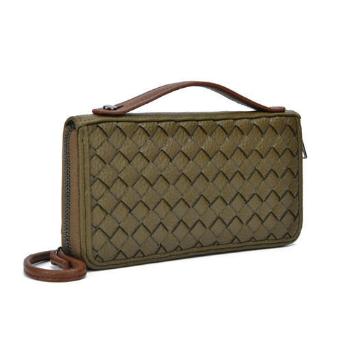 Colab Olive Kairos Woven Wallet