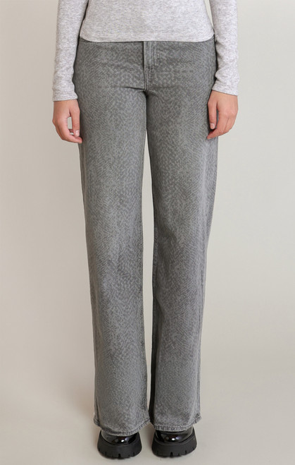 Dex Charcoal Snake Print Jean