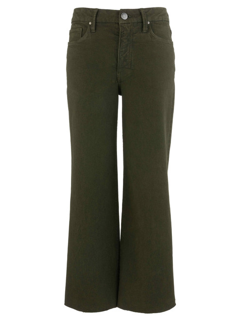 Kut Evergreen Meg High Rise Wide Raw Hem Jean