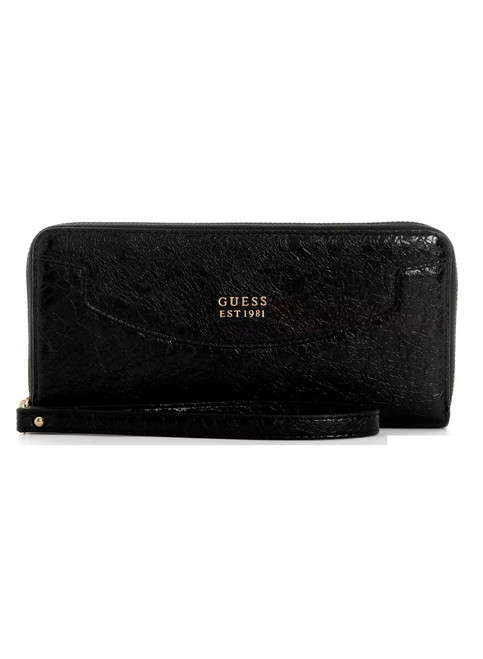 Guess Black Antonia Large Zip Around