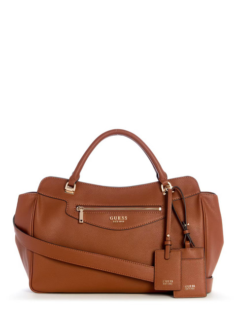 Guess Cognac Antonia Satchel