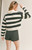 Sadie & Sage Ivory/Black Lorelei Striped Sweater