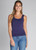 C'est Moi Navy Bamboo Short Tank O/S