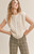 Sadie & Sage Ivory Ken Cable Sweater Vest