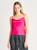 BT Hot Pink Drapeneck Satin Cami