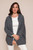 Suzy D Drk Grey Foley Chunky Knit Cardi O/S