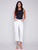 Charlie B White Scallop Hem Jeans