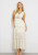 Guess Pearl Oyster Multi Lace Long Clio Dress