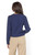 Sadie & Sage Navy Lulu Embroidered Daisy Sweater