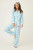 PJ Salvage Ice Blue Flannel PJ Set PJ Salvage Ice Blue Flannel PJ Set