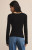 Z Supply Black Tibi Scoop Mesh Sweater Z Supply Black Tibi Scoop Mesh Sweater