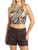 Guess Regal Brown Isabeau Linen Short